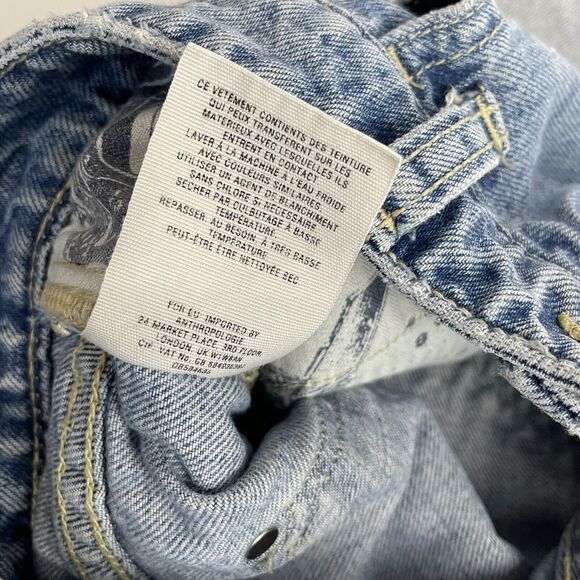 Pilcro and the letterpress Hyphen Bermuda Jean Shorts Size 26 - Picture 7 of 8